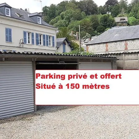 -parking Prive -maison Entiere -balancoire En Interieur-coeur Historique -la Clef De 옹플뢰르